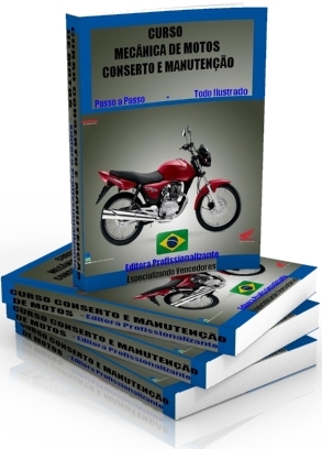 Estes Livros nos Mostram o Curso Mecânica de Motos da Editora Profissionalizante